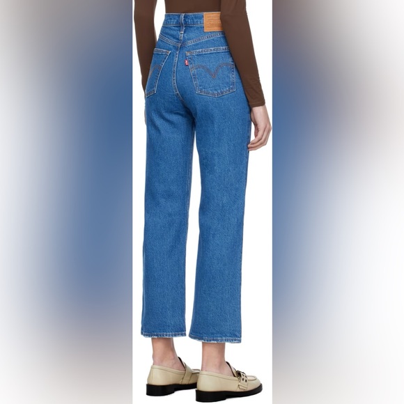 LEVI’S Blue Ribcage Straight Ankle - Picture 3 of 4
